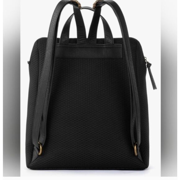 The Sak Olvera? Black Quilted Neoprene Backpack NWOT main image 13